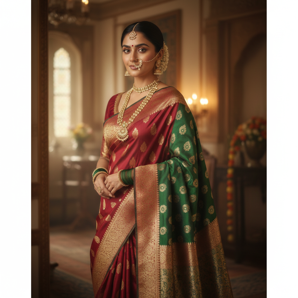 Marathi Saree Trending AI Prompt