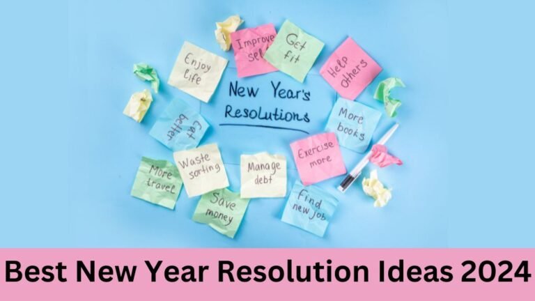 Best new year resolution ideas 2024