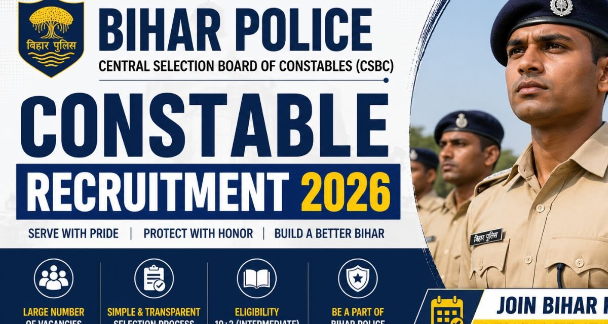 Bihar Police CSBC Constable Recruitment 2026
