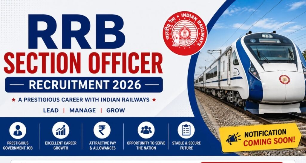 RRB Section Officer Recruitment 2026