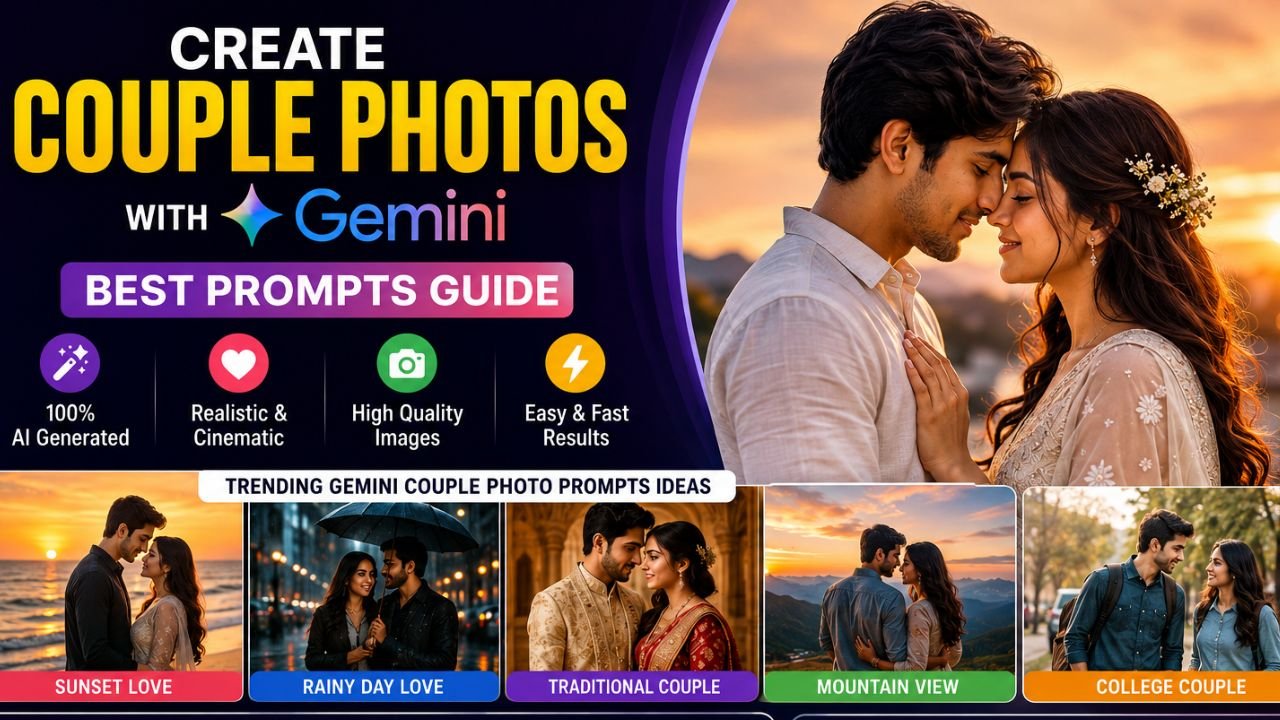 Google Gemini Couple Photo Prompt Trending 2026: Create Beautiful AI Couple Images with Google Gemini